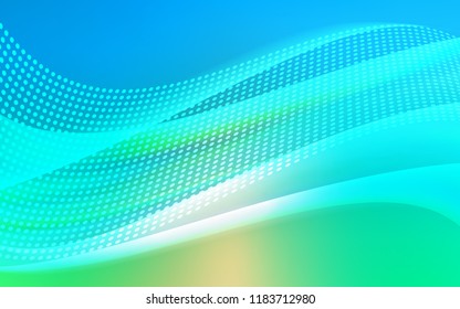 Light Blue, Green vector template with circles, triangles. Modern abstract colorful illustration with spheres and lines. Design for textile, fabric, wallpapers.