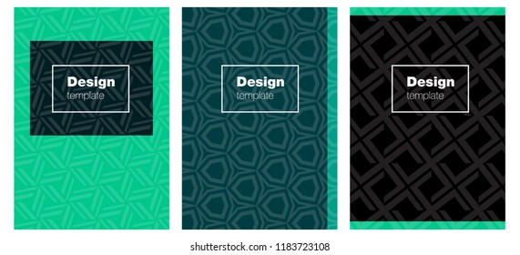 Light Blue, Green vector template for journals. Web interface on abstract background with colorful gradient. Completely new template books.