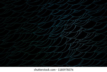 Light Blue, Green vector  template with circles. Beautiful colored illustration with blurred circles in nature style. Pattern can be used as texture of water, rain drops.