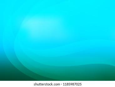 Light Blue, Green vector template with lava shapes. A completely new color illustration in marble style. A completely new template for your business design.