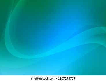 Light Blue, Green vector template with bubble shapes. A sample with blurred bubble shapes. Textured wave pattern for backgrounds.