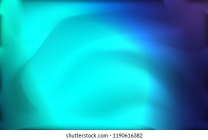Light Blue, Green vector template with abstract circles. A vague circumflex abstract illustration with gradient. Pattern for your business design.