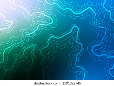 Light Blue, Green vector template with bubble shapes. Colorful abstract illustration with gradient lines. Pattern for your business design.