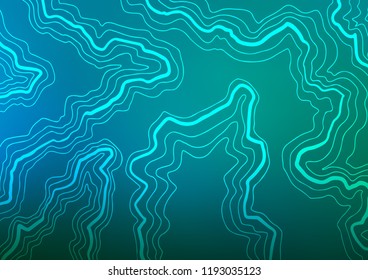 Light Blue, Green vector template with liquid shapes. Creative geometric illustration in marble style with gradient. Textured wave pattern for backgrounds.
