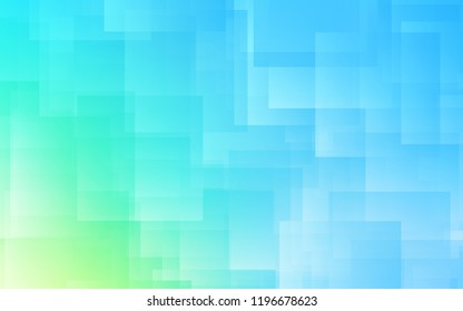 Light Blue, Green vector template with repeated sticks. Blurred decorative design in simple style with lines. Smart design for your business advert.