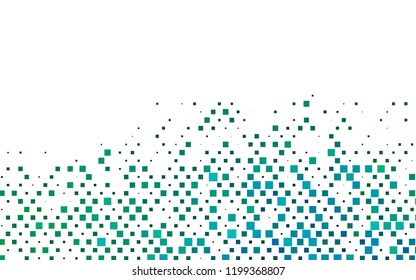Light Blue, Green vector template with crystals, rectangles. Illustration with set of colorful rectangles. Pattern for busines ad, booklets, leaflets