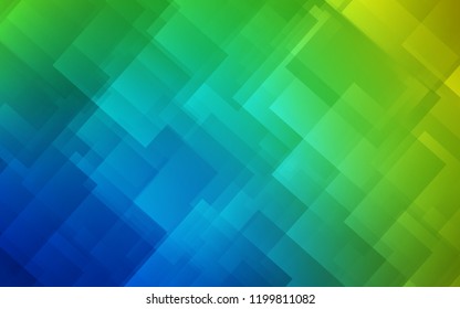 Light Blue, Green vector template with repeated sticks. Blurred decorative design in simple style with lines. Smart design for your business advert.