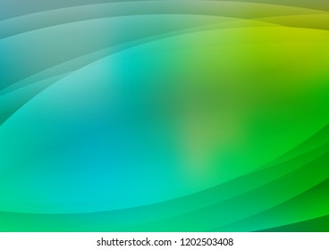 Light Blue, Green vector template with repeated sticks. Lines on blurred abstract background with gradient. The pattern can be used for busines ad, booklets, leaflets