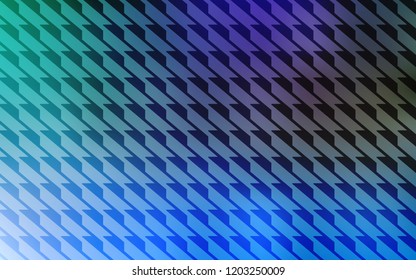 Light Blue, Green vector template with repeated sticks. Colorful shining illustration with lines on abstract template. Pattern for ad, booklets, leaflets.
