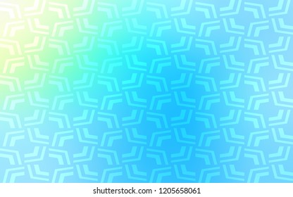 Light Blue, Green vector template with bubble shapes. Glitter abstract illustration with wry lines. Pattern for your business design.