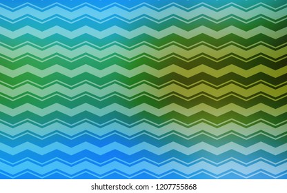 Light Blue, Green vector template with repeated sticks. Blurred decorative design in simple style with lines. Pattern for ads, posters, banners.
