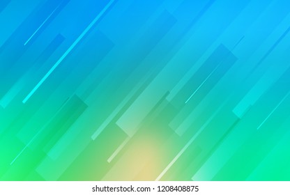 Light Blue, Green vector template with repeated sticks. Blurred decorative design in simple style with lines. Best design for your ad, poster, banner.