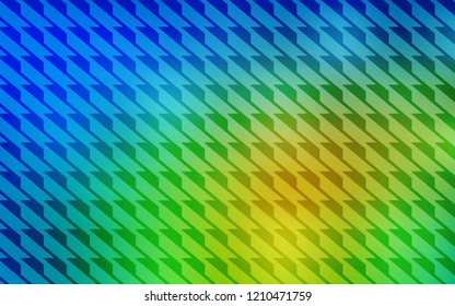 Light Blue, Green vector template with repeated sticks. Shining colored illustration with sharp stripes. Pattern for your busines websites.