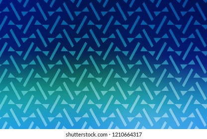 Light Blue, Green vector template with lines, triangles. Beautiful illustration with triangles in nature style. Smart design for your adverts.