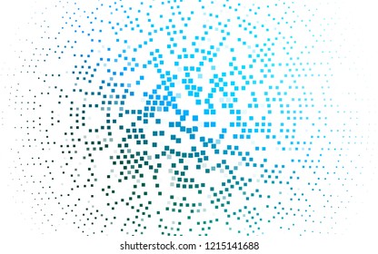 Light Blue, Green vector template with crystals, rectangles. Glitter abstract illustration with rectangular shapes. The template can be used as a background.