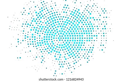 Light Blue, Green vector template with crystals, rectangles. Abstract gradient illustration with rectangles. The template can be used as a background.