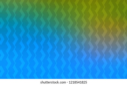 Light Blue, Green vector template with repeated sticks. Colorful shining illustration with lines on abstract template. Pattern for ads, posters, banners.
