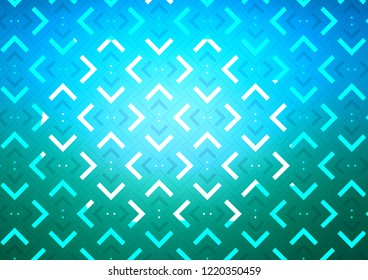 Light Blue, Green vector template with repeated sticks. Shining colored illustration with narrow lines. The pattern can be used for busines ad, booklets, leaflets