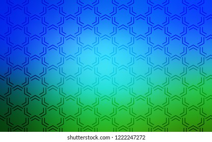 Light Blue, Green vector template with repeated sticks. Blurred decorative design in simple style with lines. The pattern for ad, booklets, leaflets.