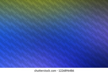 Light Blue, Green vector template with repeated sticks. Colorful shining illustration with lines on abstract template. Smart design for your business advert.