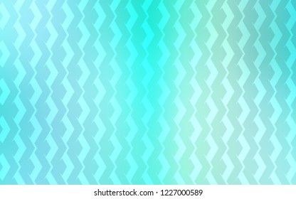 Light Blue, Green vector template with repeated sticks. Glitter abstract illustration with colorful sticks. Best design for your ad, poster, banner.