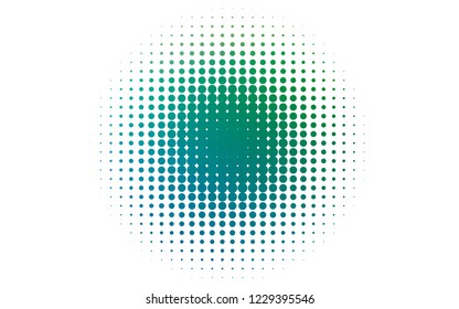 Light Blue, Green vector template with circles. Illustration with set of shining colorful abstract circles. Pattern for beautiful websites.