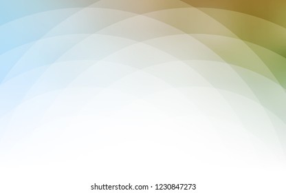 Light Blue, Green vector template with abstract circles. A completely new color illustration in marble style. A new texture for your  ad, booklets, leaflets.