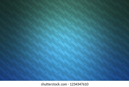 Light Blue, Green vector template with repeated sticks. Modern geometrical abstract illustration with Lines. Template for your beautiful backgrounds.