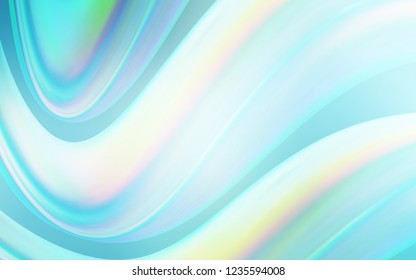 Light Blue, Green vector template with bubble shapes. Shining crooked illustration in marble style. The template for cell phone backgrounds.