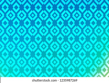 Light Blue, Green vector template with crystals, rectangles. Illustration with set of colorful rectangles. Modern template for your landing page.