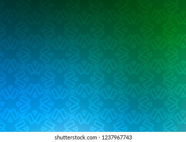 Light Blue, Green vector template with triangles, squares. Illustration with colorful triangles, rectangles. Smart design for your business advert.
