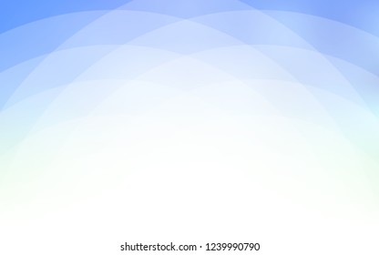 Light Blue, Green vector template with lines, ovals. Modern gradient abstract illustration with bandy lines. New composition for your brand book.
