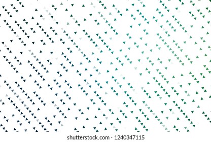 Light Blue, Green vector template with crystals, triangles. Abstract gradient illustration with triangles. Pattern can be used for websites.