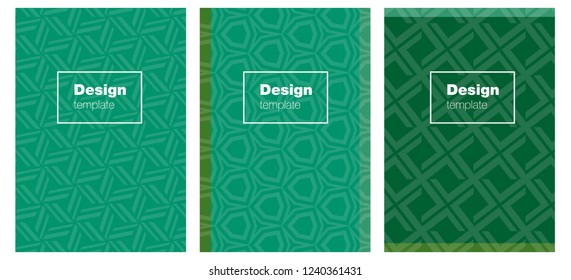Light Blue, Green vector template for journals. Beautiful colorful sample in abstract style. Pattern for leaflets, booklets.