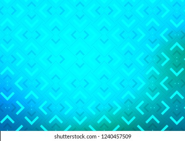 Light Blue, Green vector template with repeated sticks. Blurred decorative design in simple style with lines. The template can be used as a background.