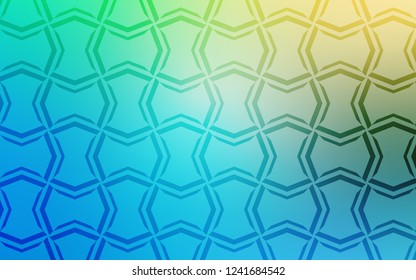 Light Blue, Green vector template with repeated sticks. Blurred decorative design in simple style with lines. Pattern for ads, posters, banners.