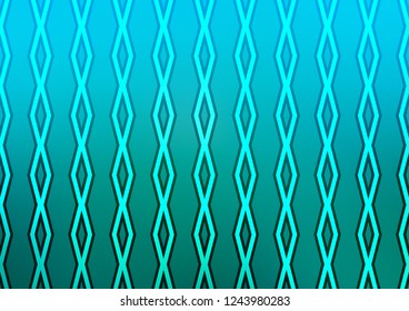 Light Blue, Green vector template with sticks, squares. Modern geometric abstract illustration with lines, squares. Backdrop for TV commercials.