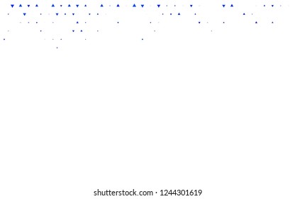 Light Blue, Green vector template with crystals, triangles. Triangles on abstract background with colorful gradient. Best design for your ad, poster, banner.