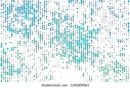 Light Blue, Green vector template with circles. Illustration with set of shining colorful abstract circles. Pattern for ads, booklets.