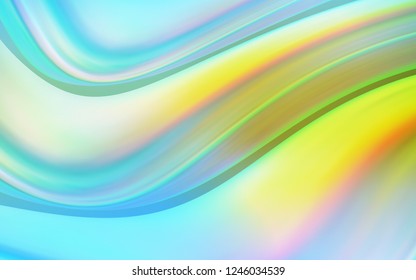 Light Blue, Green vector template with bubble shapes. Creative geometric illustration in marble style with gradient. A new texture for your  ad, booklets, leaflets.