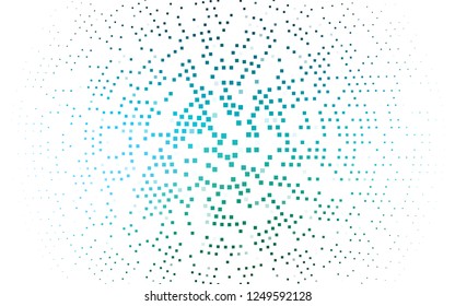 Light Blue, Green vector template with crystals, rectangles. Modern abstract illustration with colorful rectangles. Best design for your ad, poster, banner.