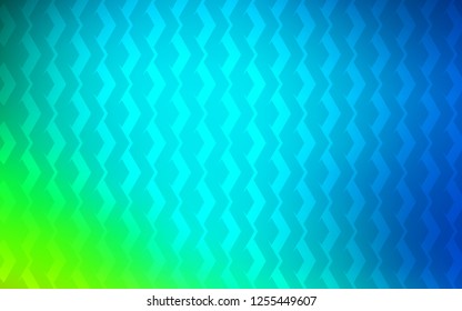 Light Blue, Green vector template with repeated sticks. Blurred decorative design in simple style with lines. Smart design for your business advert.