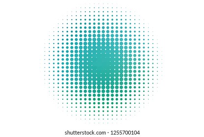 Light Blue, Green vector template with circles. Blurred decorative design in abstract style with bubbles. Design for business adverts.