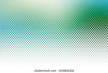 Light Blue, Green vector template with crystals, rectangles. Rectangles on abstract background with colorful gradient. Pattern for busines ad, booklets, leaflets