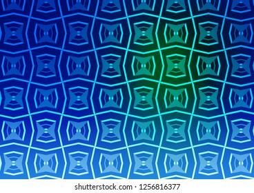 Light Blue, Green vector template with repeated sticks. Shining colored illustration with narrow lines. Smart design for your business advert.