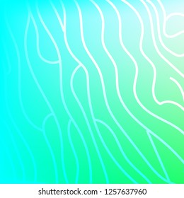 Light Blue, Green vector template with bubble shapes. An elegant bright illustration with gradient. Textured wave pattern for backgrounds. - Vector
