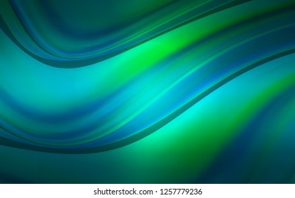 Light Blue, Green vector template with abstract circles. Shining illustration, which consist of blurred lines, circles. A completely new memphis design for your business.