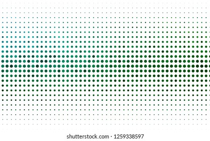 Light Blue, Green vector template with circles. Blurred bubbles on abstract background with colorful gradient. Pattern for ads, leaflets.