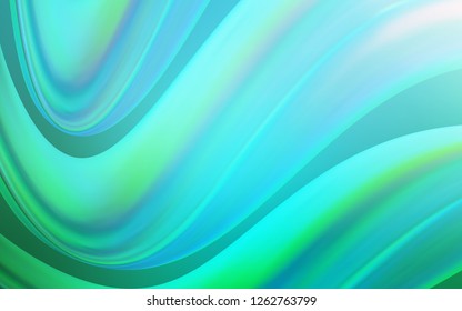 Light Blue, Green vector template with abstract circles. Brand new colored illustration in marble style with gradient. Marble design for your web site.