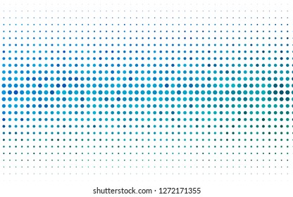 Light Blue, Green vector template with circles. Glitter abstract illustration with blurred drops of rain. Design for business adverts.